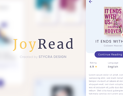 JoyRead Ux / Ui Designs